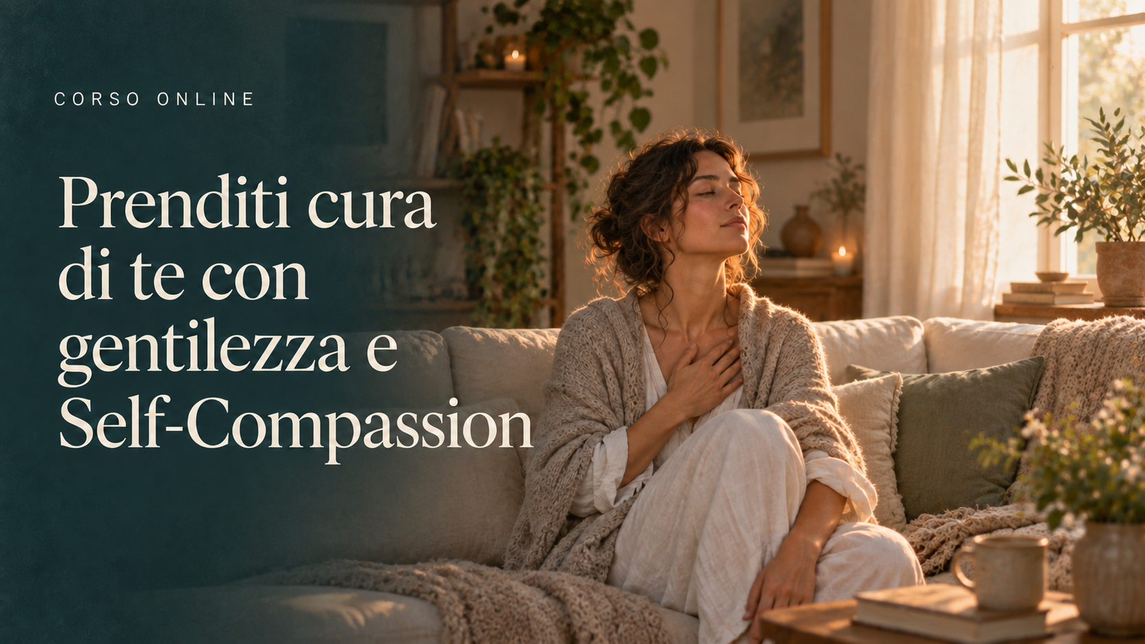 Prenditi cura di te con gentilezza e Self-Compassion — corso multimediale
